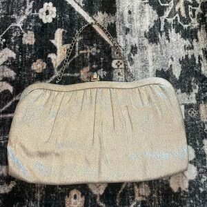 Vintage silver clutch